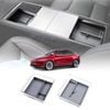 Centre Console Organizer Tray for Tesla Model Y Juniper 2025-Onwards with Grey Silicone Mat