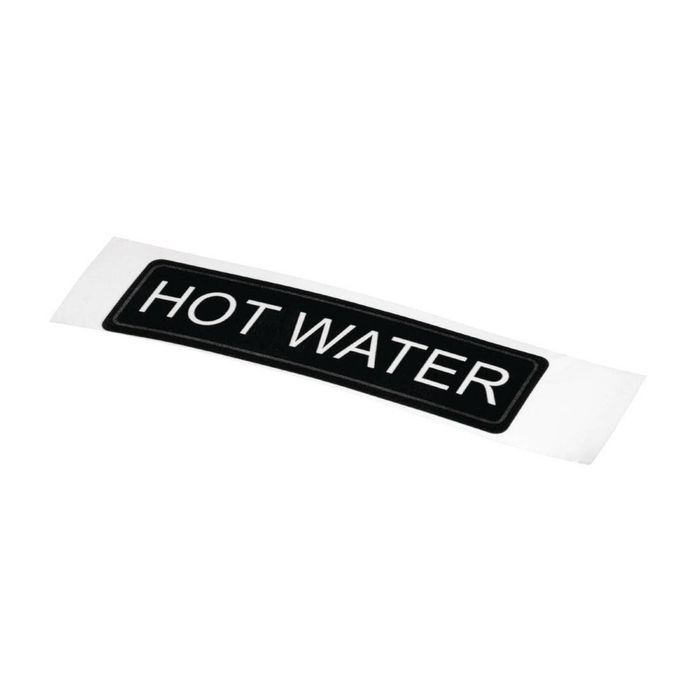 Olympia Adhesive Airpot Label Hot Water Heat Resistant 20x70mm