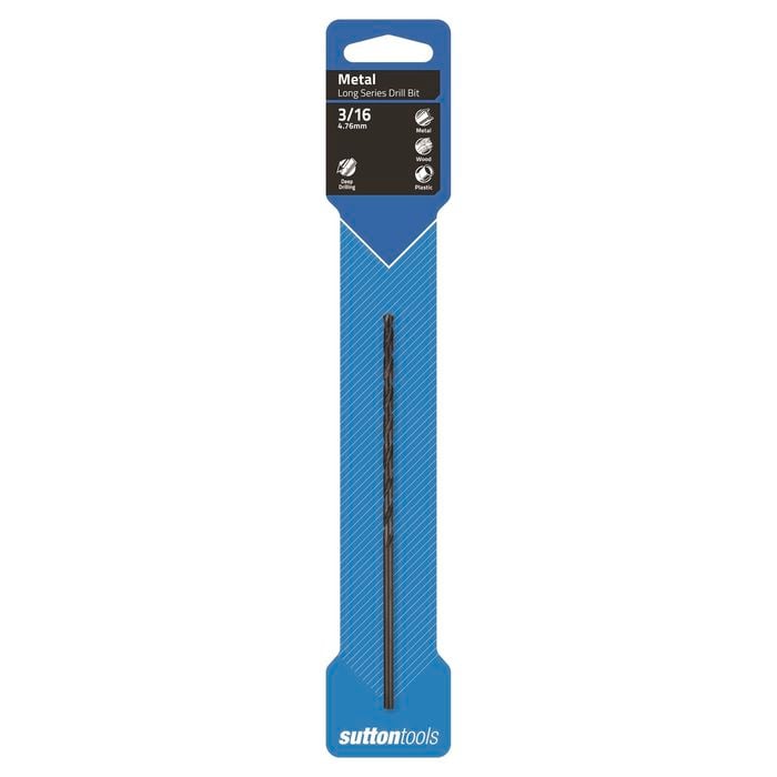 Sutton Tools 3/16" Long Series Jobber Drill Bit