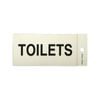 Brutus Toilets 100 x 50mm Self Adhesive Sign 