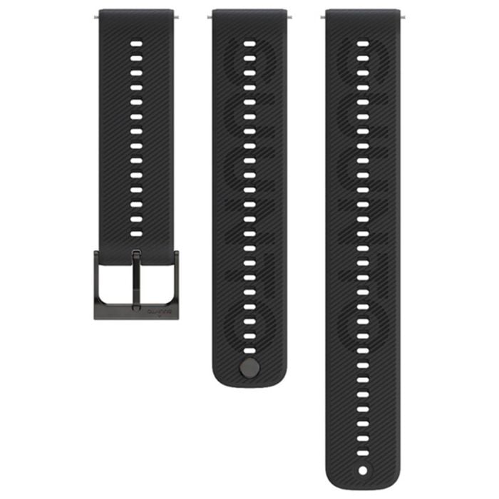 Suunto 22mm Athletic 6 Silicone Strap - All Black (s+m)