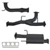 Ignite Exhausts Mid Section Replacement For Nissan Y62 Patrol Series 5 5.6l V8 3 Inch Muffler 409 Stainless Steel