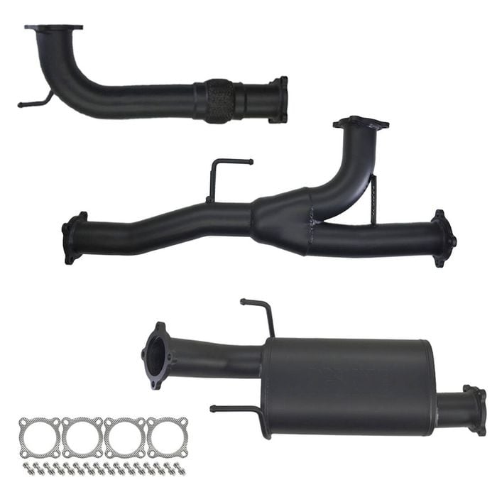 Ignite Exhausts Mid Section Replacement For Nissan Y62 Patrol Series 5 5.6l V8 3 Inch Muffler 409 Stainless Steel