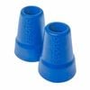 19mm Crutch Tips - Non-slip Ferrules For Stability And Durability - Blue