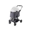 Ibiyaya Maxi Deep Carriage Pet Stroller For Dogs/cats W/sunshade Grey