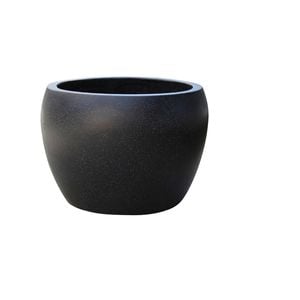 Northcote Pottery XL Black Precinct Lite Moon Garden Pot