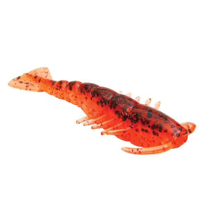 6 Pack of Zman 2.5 Inch PrawnZ Soft Plastic Fishing Lures - Calico Candy
