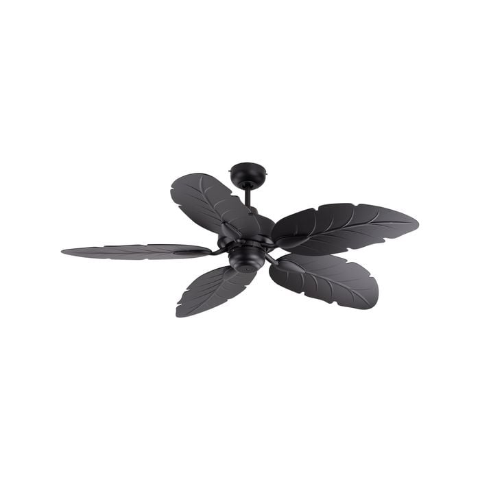 Mercator 132cm Matte Black 5 Blades Cabana Ceiling Fan