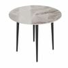 P&P Black Round Sintered Stone Coffee / Dining Table