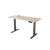 Modern Furniture ALVIS Standing Desk with Lift 150cm - Warm Oak & Black