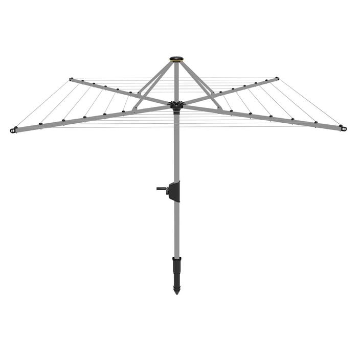 Daytek 38m MK2 Rotary Clothesline - Mercury Silver