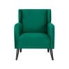 Bianca Accent Sofa Arm Chair Fabric Uplholstered Lounge Couch - Green