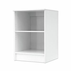 Bedford 884 x 604 x 604mm White High Moisture Resistant Open Base Unit