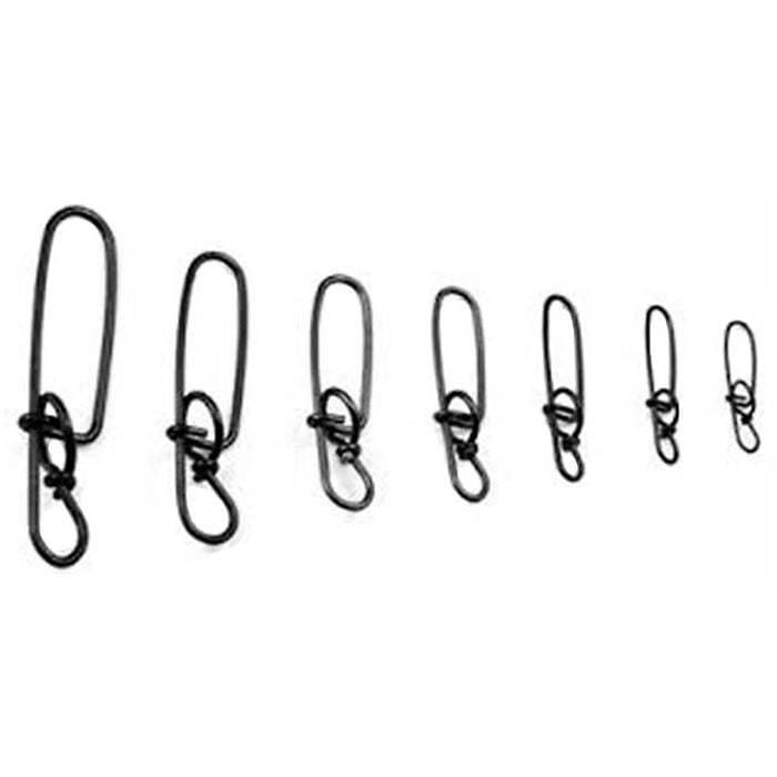 Mustad Ultra Point Stay-Lok Snap Size 4 - 200lb/110Kg - QTY: 9 - Dual Lock Snap