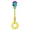 Paws & Claws 45cm Rubber Donut Tugger Dog Toy - Assorted