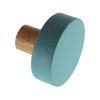 Adoored 38mm Aqua Round Cabinet Knob - 4 Pack