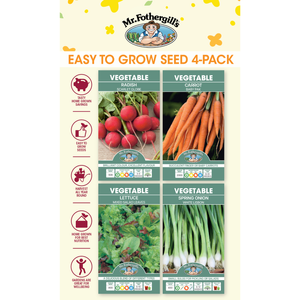 Mr Fothergill's 4 Seed Vegetable Multipack