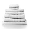Royal Comfort Eden 600GSM Luxury Bath Towels Set White 8 Piece