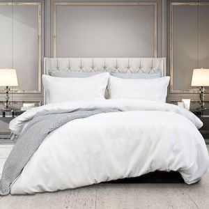 Ardor Florence Waffle White Quilt Cover Set King