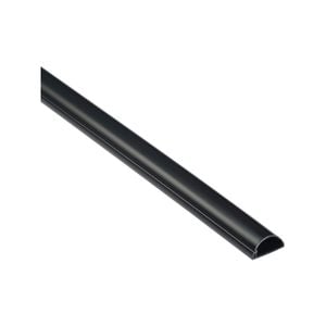 D-Line 20 x 10mm 2m Black Adhesive Cable Management Cover