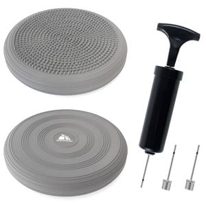 METEOR Grey Wobble Cushion Stability Disc