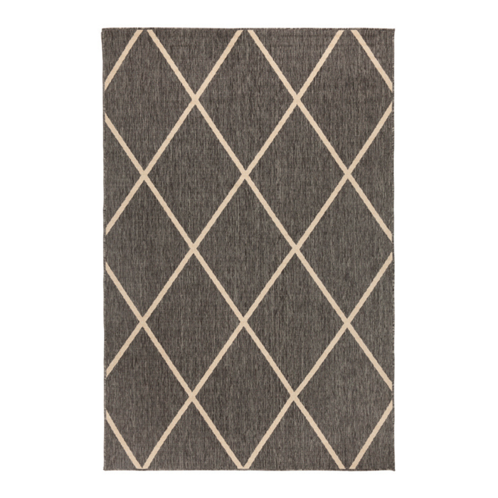 Fab Habitat 200x300cm Grey Tucson Polypropylene Outdoor Rug