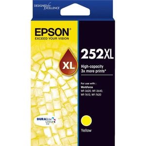 Epson GENUINE Original Epson 252XL Yellow High Capacity Ink Cartridge Toner T253492