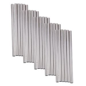 30x Appetito Stainless Steel Reusable/Washable Cocktail Straws Home Kitchen