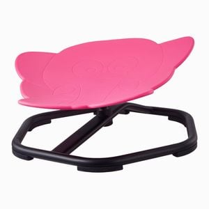 Vevor 220 Lbs Capacity Kids Swivel Chair Red With Non-slip Metal Base For Balance Focus