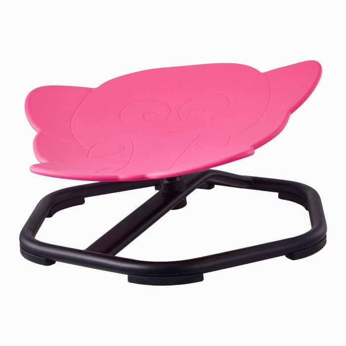 Vevor 220 Lbs Capacity Kids Swivel Chair Red With Non-slip Metal Base For Balance Focus
