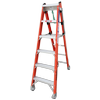 Indalex 1.8 - 3.0m Industrial Fibreglass 150kg Pro Series Step Extension Ladder
