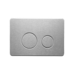 Zumi Stainless Steel Round Brushed Nickle Flush Plate