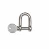 Taskmaster 6mm Stainless Steel Cap Pin D Shackle