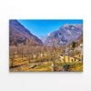 Town Nestled In the Mountains  Print 100% Australian Made 150 x 100cm  (Stretched)