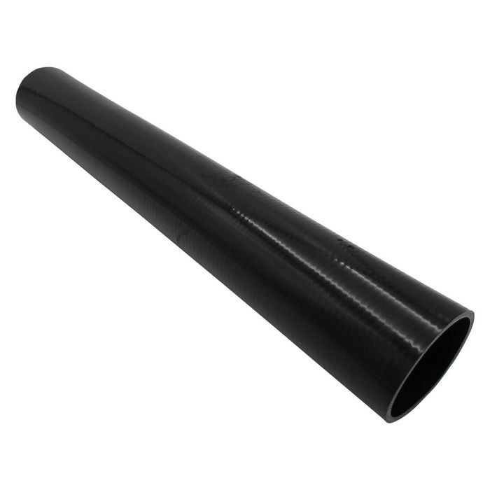 GASO Straight 600mm 3" (76mm) Silicone Hose Black
