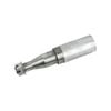 Sunrise Stub Axle 39mm Round Galvanised - 8" (200mm), 40mm Square - Sa40s8g