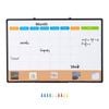 Vevor 91.44 X 60.96 Cm Monthly Calendar Whiteboard Cork Combo Black With Aluminum Frame