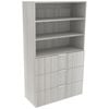 Lugna 1536 x 900 x 380mm Mist Ready to Assemble Robe Insert 2 Shelf 3 Drawer Unit