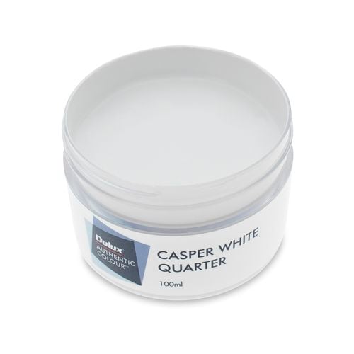 Dulux 100ml Casper White Quarter Sample Pot - Bunnings Australia
