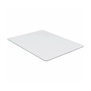Lorell Clear Tempered Glass Rectangular Office Chair Mat 92x117cm