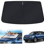 Windshield Sun Shade for Volkswagen VW Tiguan 2018-2024 Blocks UV Rays Protector Sunshade