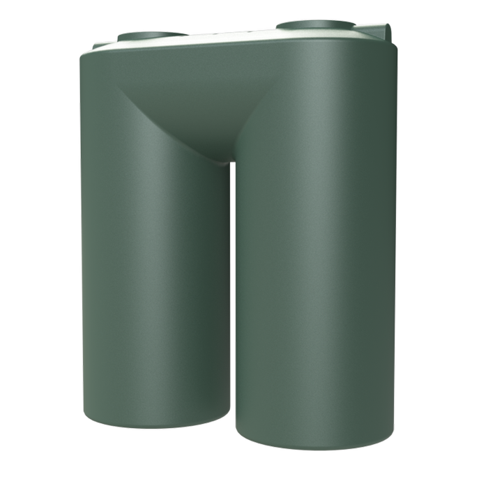 Melro Tanks 7510L Slimline Poly Water Tank - Heritage Green