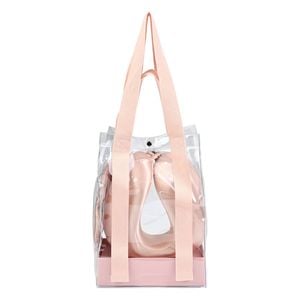 Kate Hill Travelling Pillow & Eye Mask Accessory Set w/ Carry Handle Blush