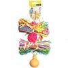 Rattan Ball With Raffia And Gourd 25cm Bird Toy (Avi One)