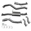 Ignite Exhausts Turbo Back For Holden Rc Colorado 3l 3" Cat & Muffler Raw Aluminised Steel