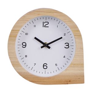 Amalfi Kasai Wooden Table Clock Natural 20x20x6cm