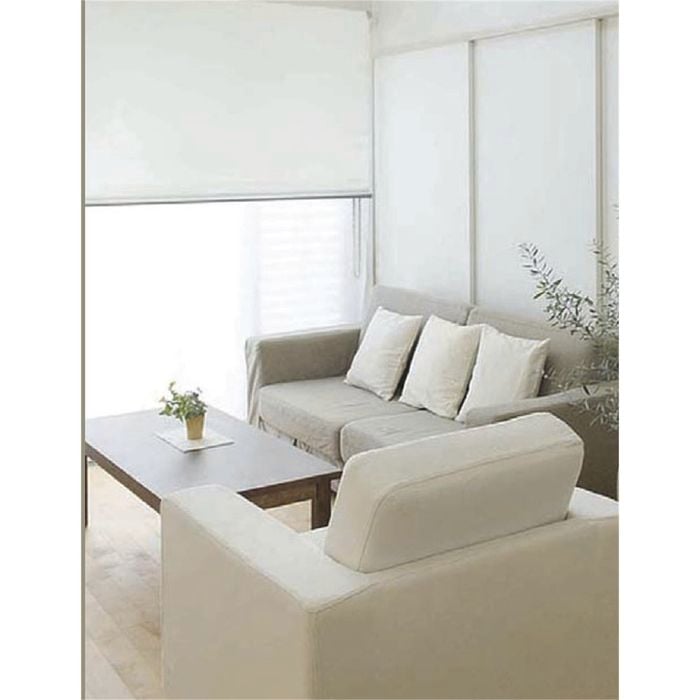 Riva White Double Roller Blind Bracket