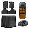 3d Floor Mats Boot Liner Set For Renault Koleos 2016-onwards All Weather Heavy Duty Cargo Car Trunk Luggage Tray