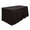 Marquee 1830 x 760 x 740mm Trestle Table Tablecloth Black