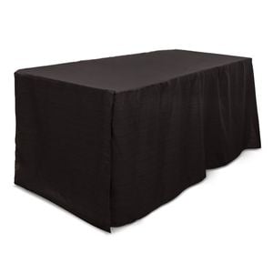 Marquee 1830 x 760 x 740mm Trestle Table Tablecloth Black